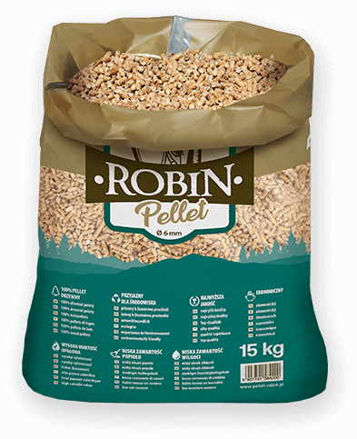 worek pelletu opałowego Robin do kupienia w Tczewie lub sklepie internetowym